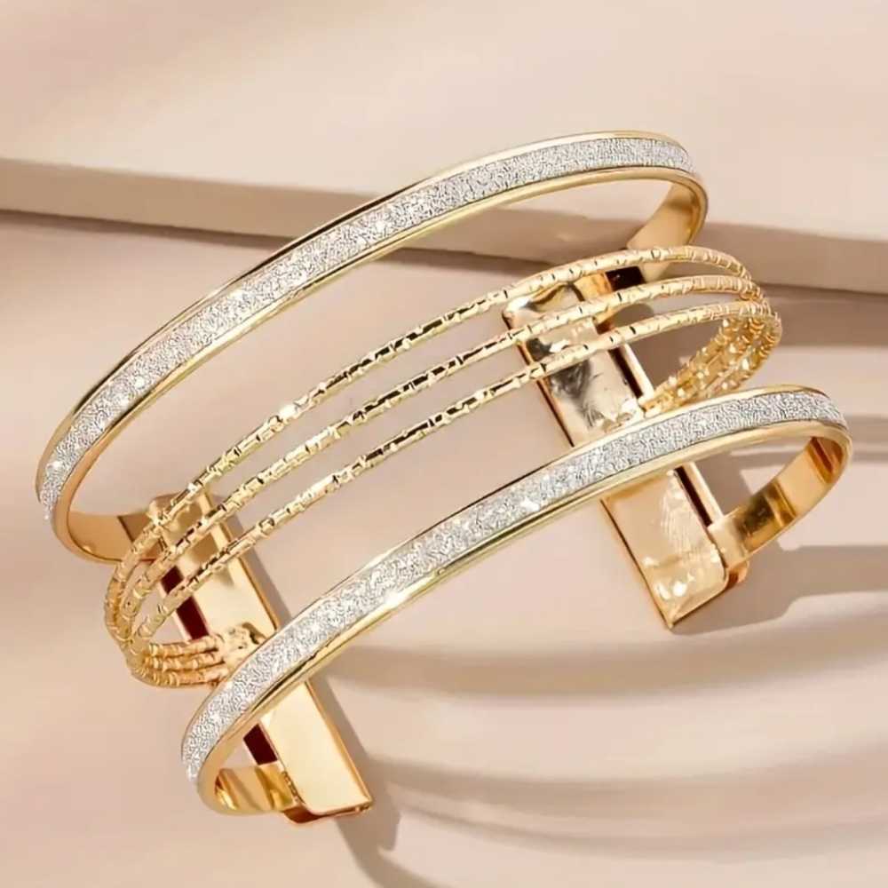Adjustable Open Cuff Bracelet